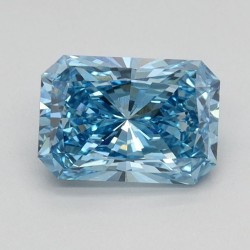 Diament laboratoryjny o barwie fantazyjnej radiant, 0.95ct, VVS2, Fancy Vivid Blue, IGI LG584358208