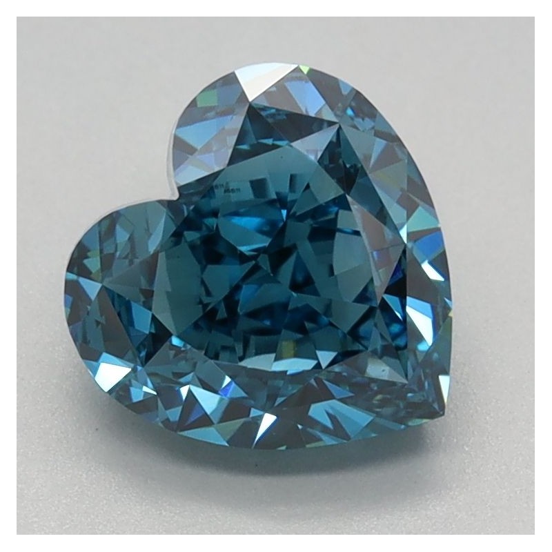 Diament laboratoryjny o barwie fantazyjnej serce, 1.58ct, VVS2, Fancy Vivid Blue, IGI LG658486611