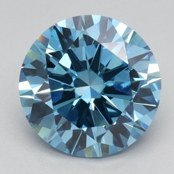 Diament laboratoryjny o barwie fantazyjnej szlif okrągły, 2.05ct, VVS2, Fancy Vivid Blue, IGI LG591360119