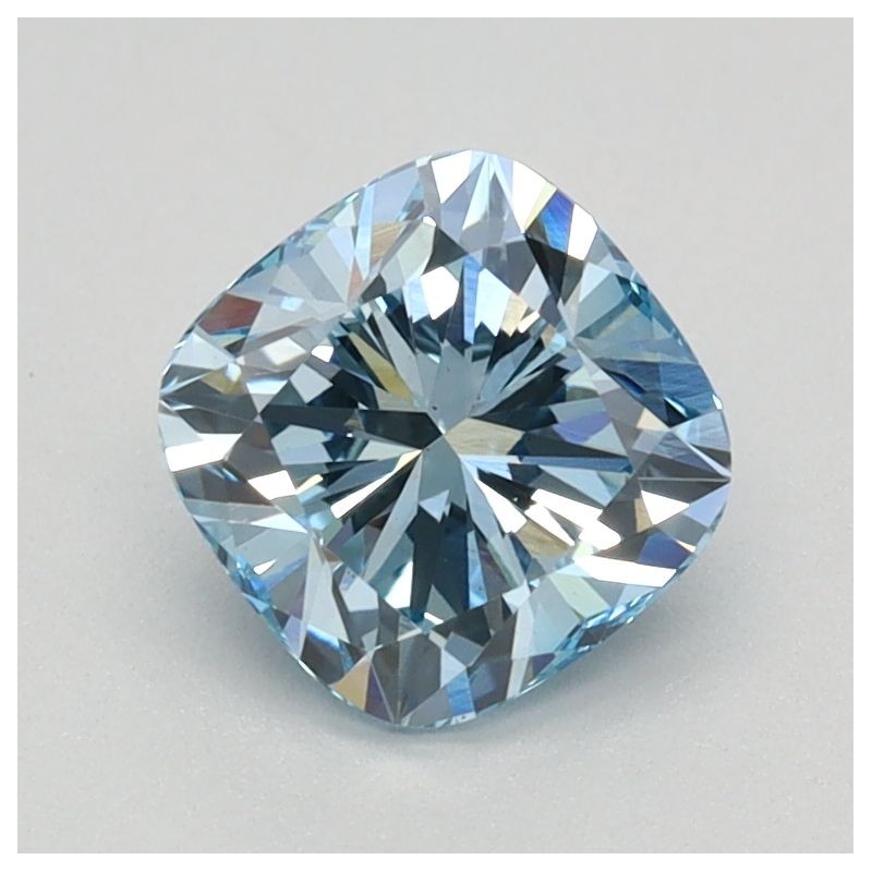 Diament laboratoryjny o barwie fantazyjnej szlif poduszkowy brylantowy, 1.05ct, VVS2, Fancy Vivid Blue, IGI LG620423994