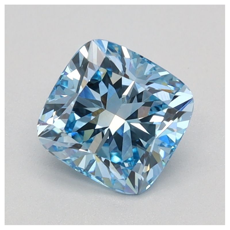 Diament laboratoryjny o barwie fantazyjnej szlif poduszkowy brylantowy, 1.05ct, VVS2, Fancy Vivid Blue, IGI LG620423978