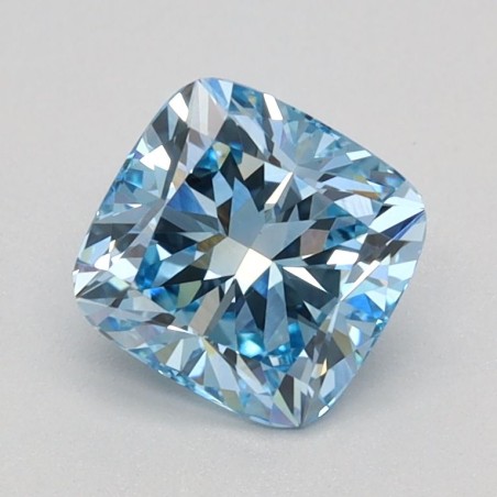 Diament laboratoryjny o barwie fantazyjnej szlif poduszkowy brylantowy, 1.05ct, VVS2, Fancy Vivid Blue, IGI LG620423978