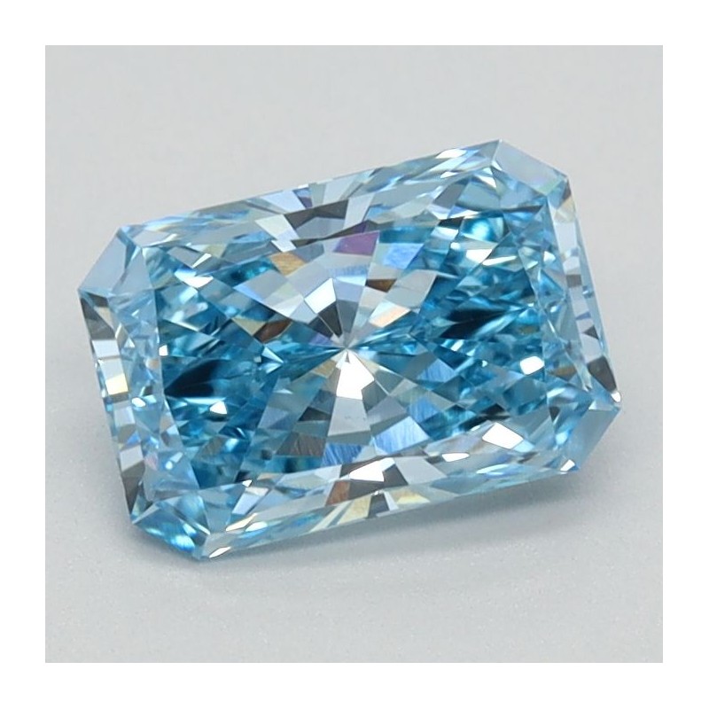 Diament laboratoryjny o barwie fantazyjnej radiant, 0.95ct, VVS2, Fancy Vivid Blue, IGI LG626423462