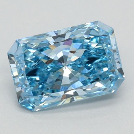 Diament laboratoryjny o barwie fantazyjnej radiant, 0.95ct, VVS2, Fancy Vivid Blue, IGI LG626423462