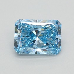 Diament laboratoryjny o barwie fantazyjnej radiant, 0.96ct, VVS2, Fancy Vivid Blue, IGI LG626423461