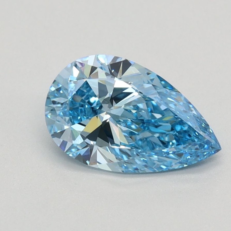 Diament laboratoryjny o barwie fantazyjnej szlif gruszkowy, 0.98ct, VVS2, Fancy Vivid Blue, IGI LG626424035