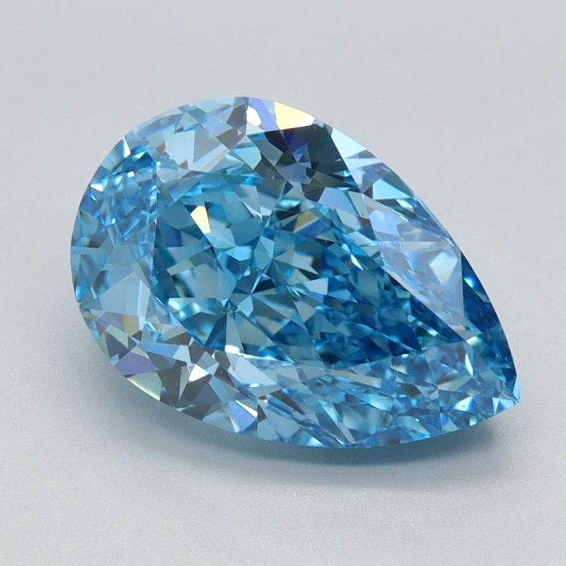 Diament laboratoryjny o barwie fantazyjnej szlif gruszkowy, 2.59ct, VVS2, Fancy Vivid Blue, IGI LG624426701 Diament laboratoryjny o barwie fantazyjnej szlif gruszkowy, 2.59ct, VVS2, Fancy Vivid Blue, IGI LG624426701