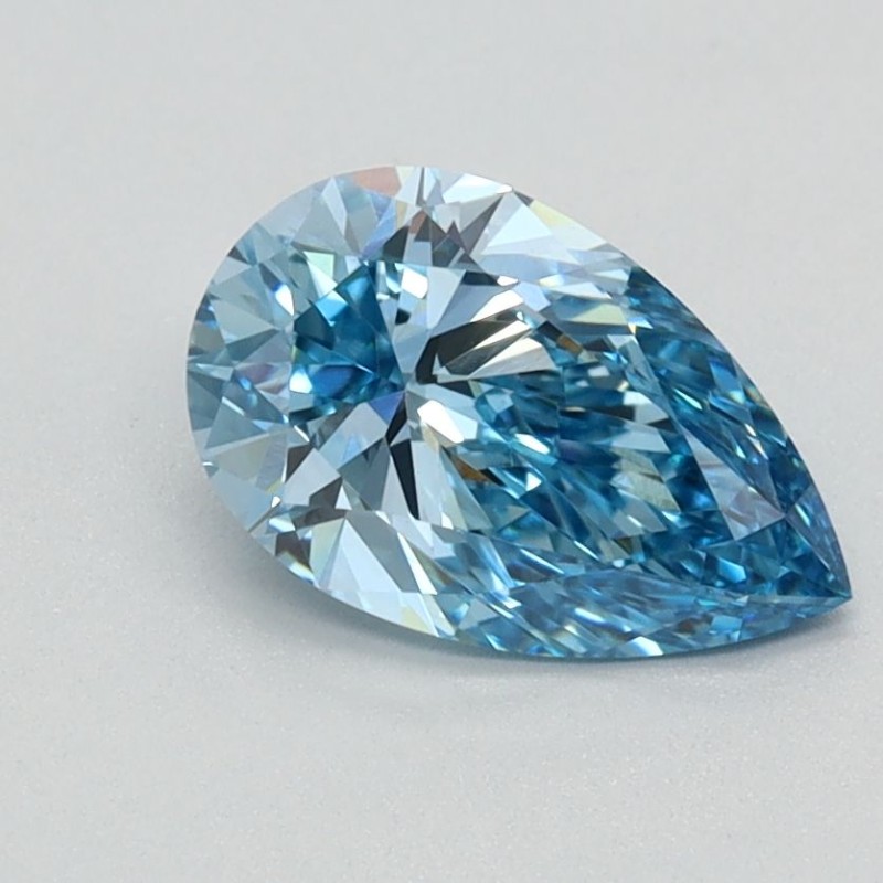 Diament laboratoryjny o barwie fantazyjnej szlif gruszkowy, 0.92ct, VVS2, Fancy Vivid Blue, IGI LG626424031