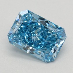 Diament laboratoryjny o barwie fantazyjnej radiant, 0.99ct, VVS2, Fancy Vivid Blue, IGI LG626423464