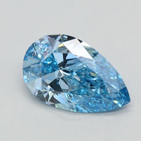 Diament laboratoryjny o barwie fantazyjnej szlif gruszkowy, 0.9ct, VVS2, Fancy Vivid Blue, IGI LG626424032