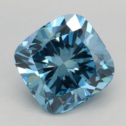 Diament laboratoryjny o barwie fantazyjnej szlif poduszkowy brylantowy, 1.68ct, VVS2, Fancy Vivid Blue, IGI LG666441821
