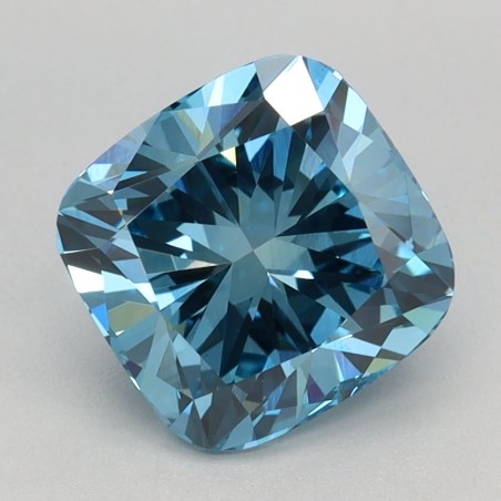 Diament laboratoryjny o barwie fantazyjnej szlif poduszkowy brylantowy, 1.68ct, VVS2, Fancy Vivid Blue, IGI LG666441821