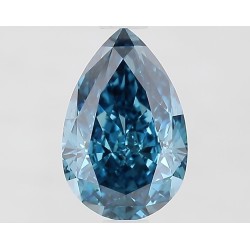 Diament laboratoryjny o barwie fantazyjnej szlif gruszkowy, 1.17ct, VVS2, Fancy Vivid Blue, IGI LG673405396