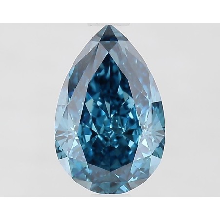Diament laboratoryjny o barwie fantazyjnej szlif gruszkowy, 1.17ct, VVS2, Fancy Vivid Blue, IGI LG673405396