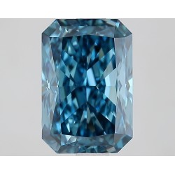 Diament laboratoryjny o barwie fantazyjnej radiant, 2.16ct, VVS2, Fancy Vivid Blue, IGI LG668464707
