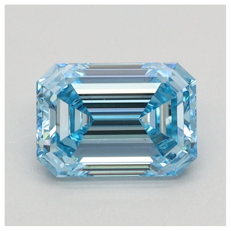 Diament laboratoryjny o barwie fantazyjnej szlif szmaragdowy, 1.07ct, VVS2, Fancy Intense Blue, IGI LG620424093 Diament laboratoryjny o barwie fantazyjnej szlif szmaragdowy, 1.07ct, VVS2, Fancy Intense Blue, IGI LG620424093