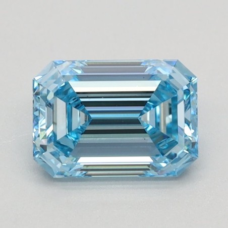 Diament laboratoryjny o barwie fantazyjnej szlif szmaragdowy, 1.07ct, VVS2, Fancy Intense Blue, IGI LG620424093