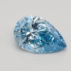 Diament laboratoryjny o barwie fantazyjnej szlif gruszkowy, 1.04ct, VVS2, Fancy Vivid Blue, IGI LG620424077