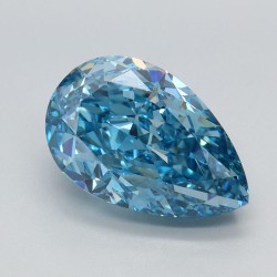 Diament laboratoryjny o barwie fantazyjnej szlif gruszkowy, 2.59ct, VVS2, Fancy Vivid Blue, IGI LG623496637