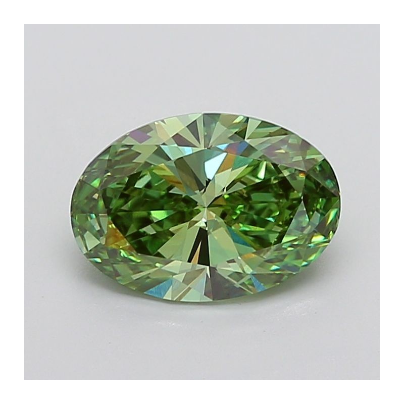 Diament laboratoryjny o barwie fantazyjnej szlif owalny, 3ct, VVS2, Fancy Vivid Green, IGI LG732534464 Diament laboratoryjny o barwie fantazyjnej szlif owalny, 3ct, VVS2, Fancy Vivid Green, IGI LG732534464