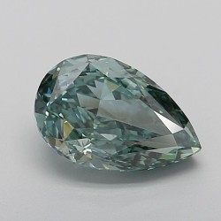 Diament laboratoryjny o barwie fantazyjnej szlif gruszkowy, 2.25ct, VVS2, Fancy Vivid Green, IGI LG644421814