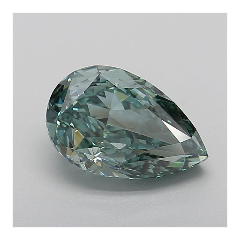 Diament laboratoryjny o barwie fantazyjnej szlif gruszkowy, 2.25ct, VVS2, Fancy Vivid Green, IGI LG644421814