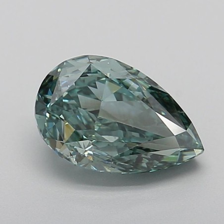 Diament laboratoryjny o barwie fantazyjnej szlif gruszkowy, 2.25ct, VVS2, Fancy Vivid Green, IGI LG644421814