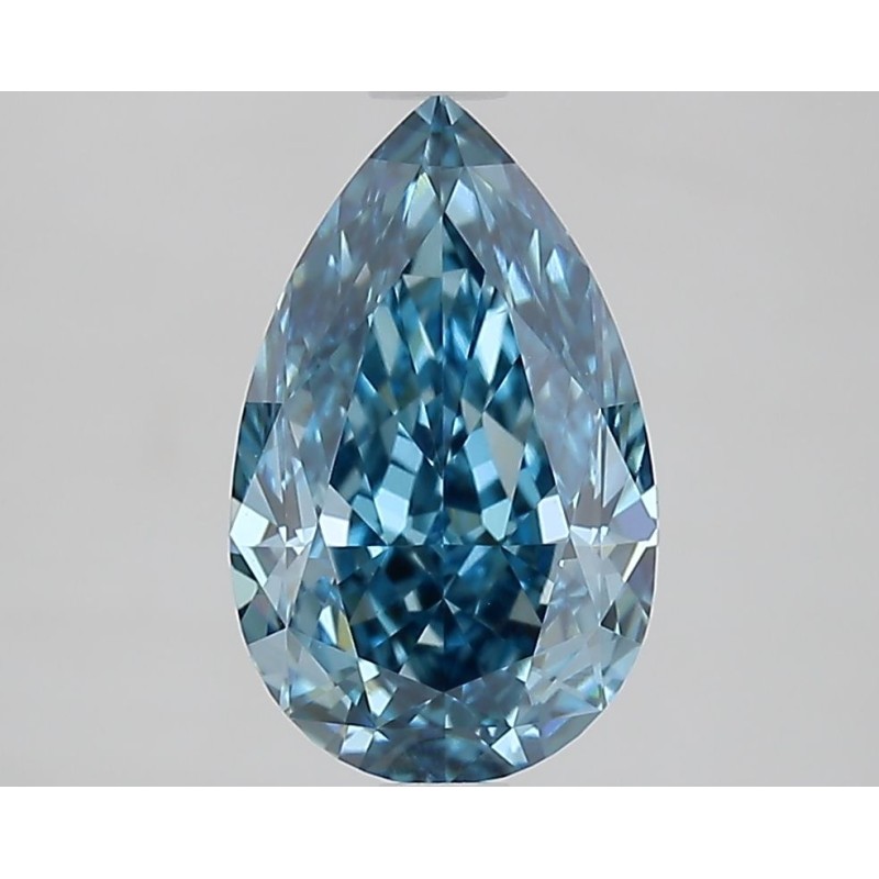 Diament laboratoryjny o barwie fantazyjnej szlif gruszkowy, 2.07ct, VVS2, Fancy Vivid Blue, IGI LG667457086