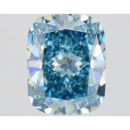 Diament laboratoryjny o barwie fantazyjnej szlif poduszkowy brylantowy, 2.29ct, VVS2, Fancy Intense Blue, IGI LG685556883