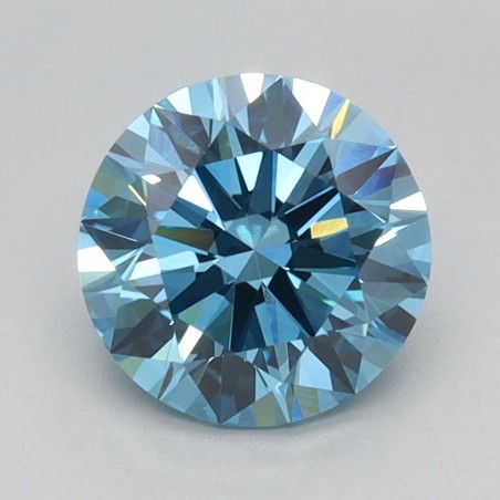 Diament laboratoryjny o barwie fantazyjnej szlif okrągły, 1.02ct, VVS2, Fancy Vivid Blue, IGI LG665446205
