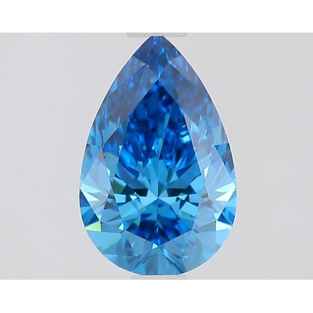 Diament laboratoryjny o barwie fantazyjnej szlif gruszkowy, 1.01ct, VVS2, Fancy Vivid Blue, IGI LG727543773