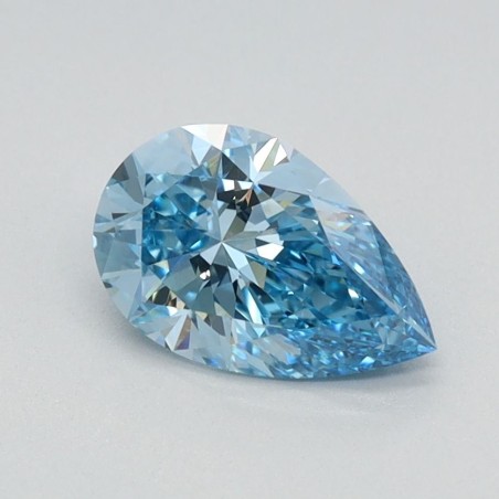 Diament laboratoryjny o barwie fantazyjnej szlif gruszkowy, 0.74ct, VVS2, Fancy Vivid Blue, IGI LG626424644
