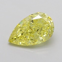 Diament laboratoryjny o barwie fantazyjnej szlif gruszkowy, 1.31ct, VVS2, Fancy Intense Yellow, IGI LG732565389