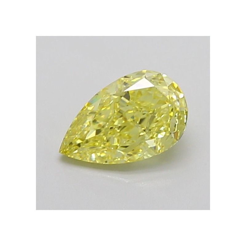 Diament laboratoryjny o barwie fantazyjnej szlif gruszkowy, 1.31ct, VVS2, Fancy Intense Yellow, IGI LG732565389