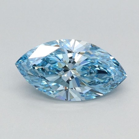 Diament laboratoryjny o barwie fantazyjnej markiza, 0.7ct, VVS2, Fancy Vivid Blue, IGI LG626424679