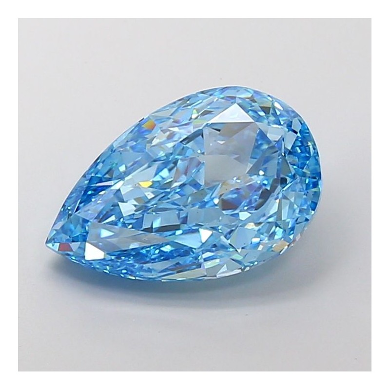 Diament laboratoryjny o barwie fantazyjnej szlif gruszkowy, 1.26ct, VVS2, Fancy Vivid Blue, IGI LG737555785 Diament laboratoryjny o barwie fantazyjnej szlif gruszkowy, 1.26ct, VVS2, Fancy Vivid Blue, IGI LG737555785
