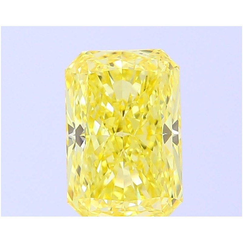 Diament laboratoryjny o barwie fantazyjnej radiant, 2.77ct, VVS2, Fancy Vivid Yellow, IGI LG737541128