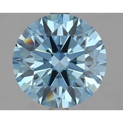 Diament laboratoryjny o barwie fantazyjnej szlif okrągły, 2.67ct, VVS1, Fancy Vivid Blue, IGI LG662446917