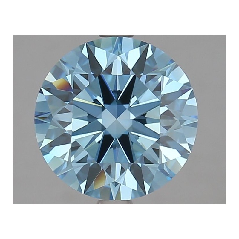 Diament laboratoryjny o barwie fantazyjnej szlif okrągły, 2.67ct, VVS1, Fancy Vivid Blue, IGI LG662446917