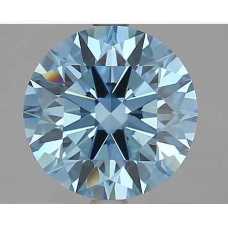 Diament laboratoryjny o barwie fantazyjnej szlif okrągły, 2.67ct, VVS1, Fancy Vivid Blue, IGI LG662446917