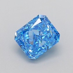 Diament laboratoryjny o barwie fantazyjnej radiant, 1.6ct, VVS2, Fancy Vivid Blue, IGI LG710539209