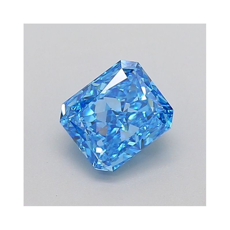 Diament laboratoryjny o barwie fantazyjnej radiant, 1.6ct, VVS2, Fancy Vivid Blue, IGI LG710539209