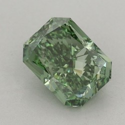 Diament laboratoryjny o barwie fantazyjnej radiant, 1.04ct, VVS2, Fancy Vivid Green, IGI LG665437593