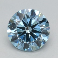 Diament laboratoryjny o barwie fantazyjnej szlif okrągły, 1.1ct, VVS2, Fancy Vivid Blue, IGI LG711530513