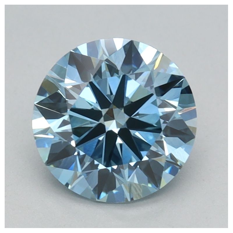 Diament laboratoryjny o barwie fantazyjnej szlif okrągły, 1.1ct, VVS2, Fancy Vivid Blue, IGI LG711530513