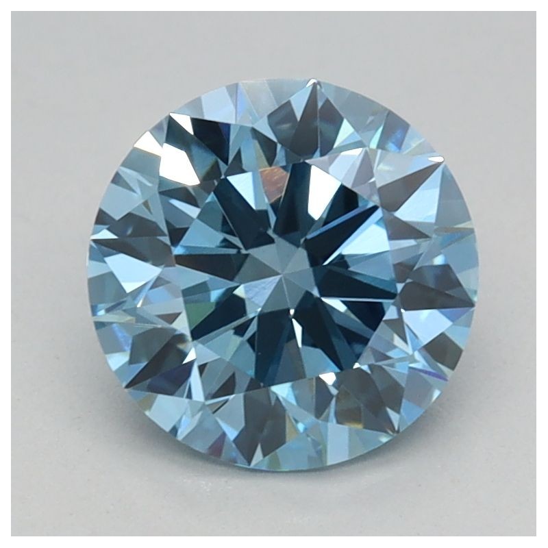 Diament laboratoryjny o barwie fantazyjnej szlif okrągły, 1.16ct, VVS2, Fancy Vivid Blue, IGI LG711530512