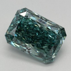 Diament laboratoryjny o barwie fantazyjnej radiant, 2.18ct, VVS2, Fancy Vivid Green, IGI LG658476498