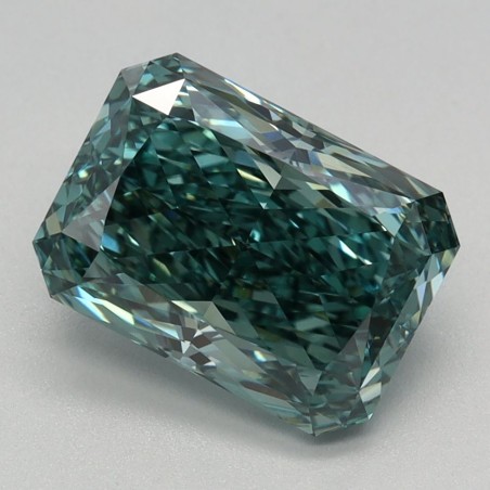 Diament laboratoryjny o barwie fantazyjnej radiant, 2.18ct, VVS2, Fancy Vivid Green, IGI LG658476498