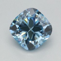 Diament laboratoryjny o barwie fantazyjnej szlif poduszkowy brylantowy, 0.86ct, VVS2, Fancy Intense Blue, IGI LG626424801