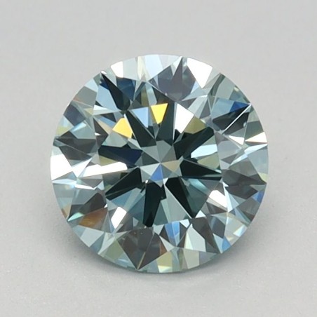 Diament laboratoryjny o barwie fantazyjnej szlif okrągły, 0.84ct, VVS2, Fancy Intense Green, IGI LG646448717